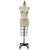 Professional Dress Form For Sale With Collapsible Shoulders in White