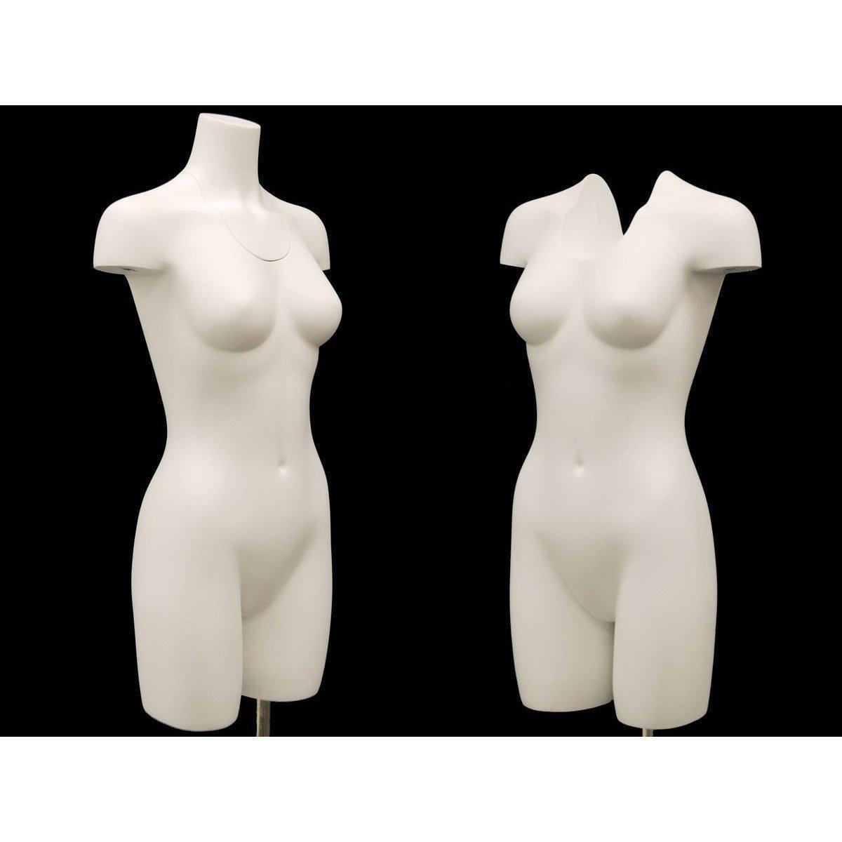 Invisible Ghost Mannequin Female Torso w/ Base MM-TFWIV - Mannequin Mall