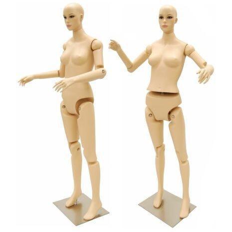 5&#39; 11&quot; Realistic Posable Female Mannequin MM-Z25 - Mannequin Mall