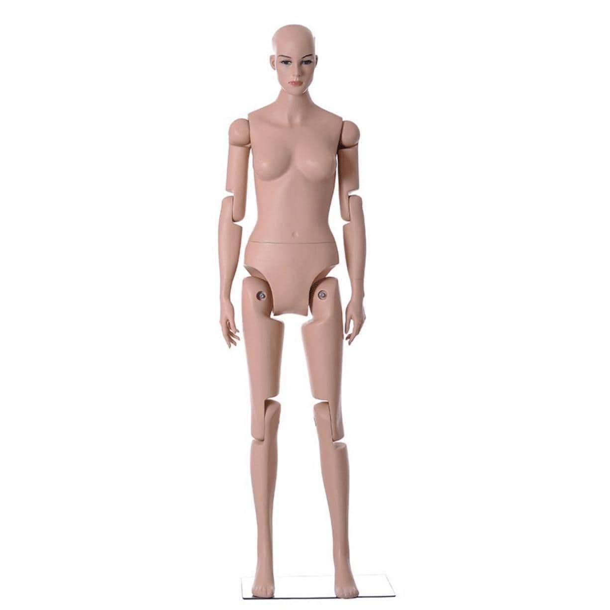 MN-445A Plastic Busty Female Full Body Mannequin with Removable
