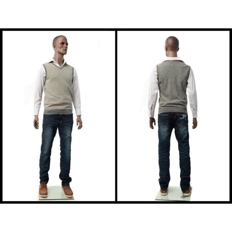 6'1" African American Male Mannequin MM-ZEKE1 - Mannequin Mall