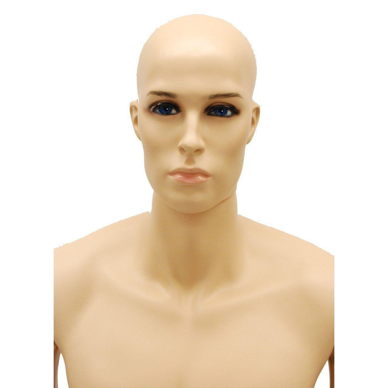 Bendable Male Mannequin w/ Realistic Head