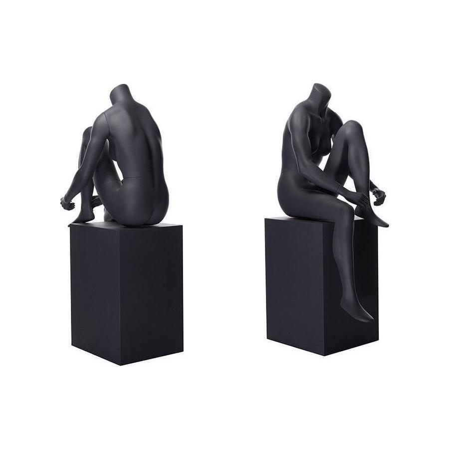 Athletic Female Sitting Mannequin MM-NI17 - Mannequin Mall