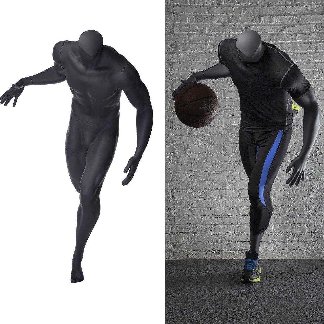 Athletic Headless Male Basketball Mannequin MM-NI3