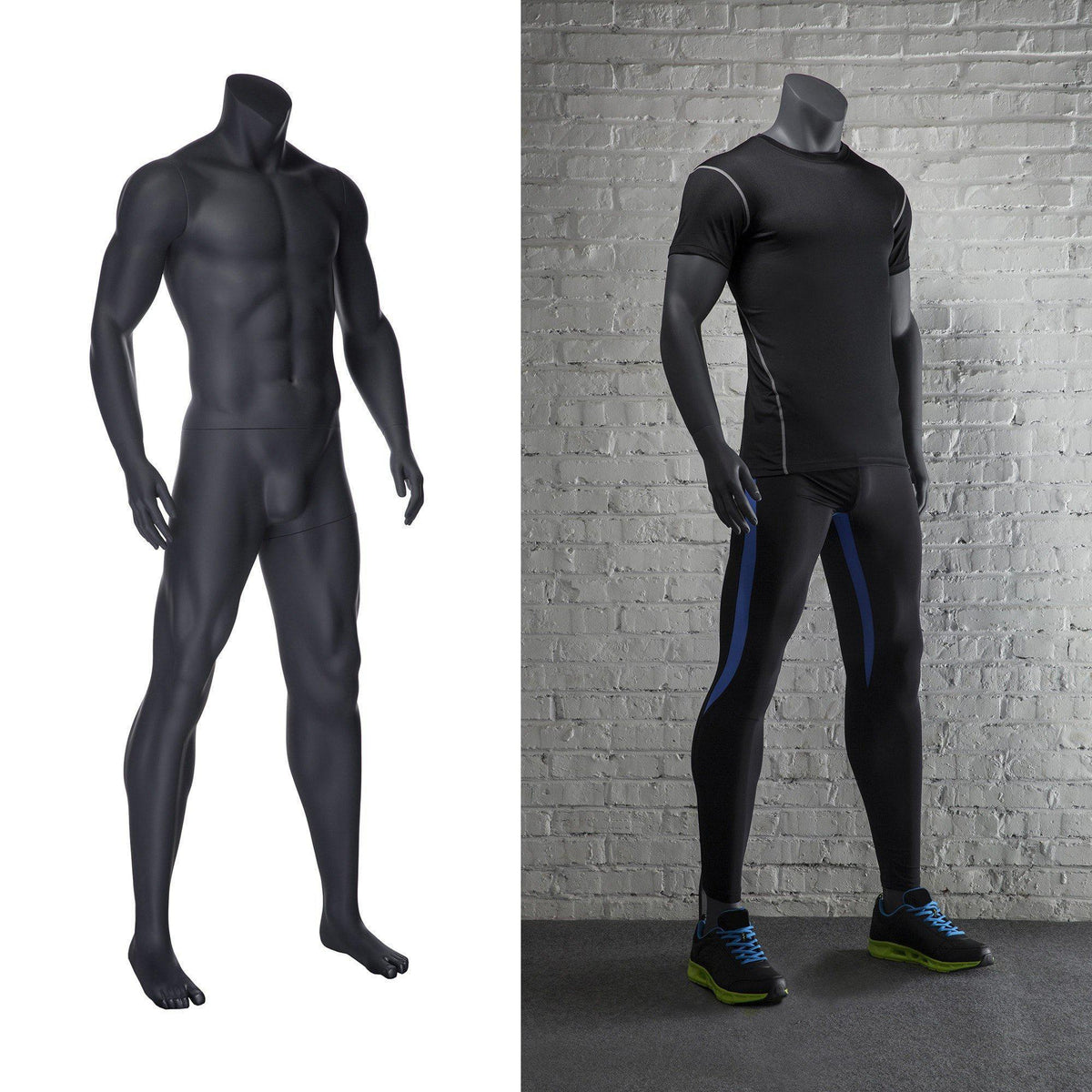 Athletic Headless Male Mannequin MM-NI2 - Mannequin Mall