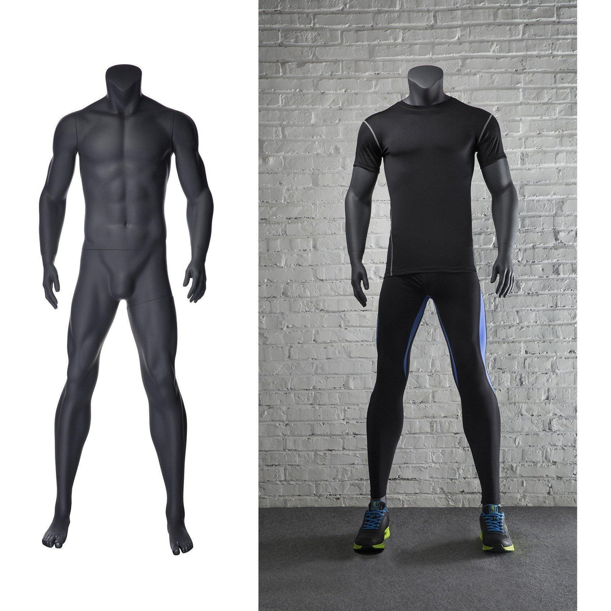 Athletic Headless Male Mannequin MM-NI2 - Mannequin Mall