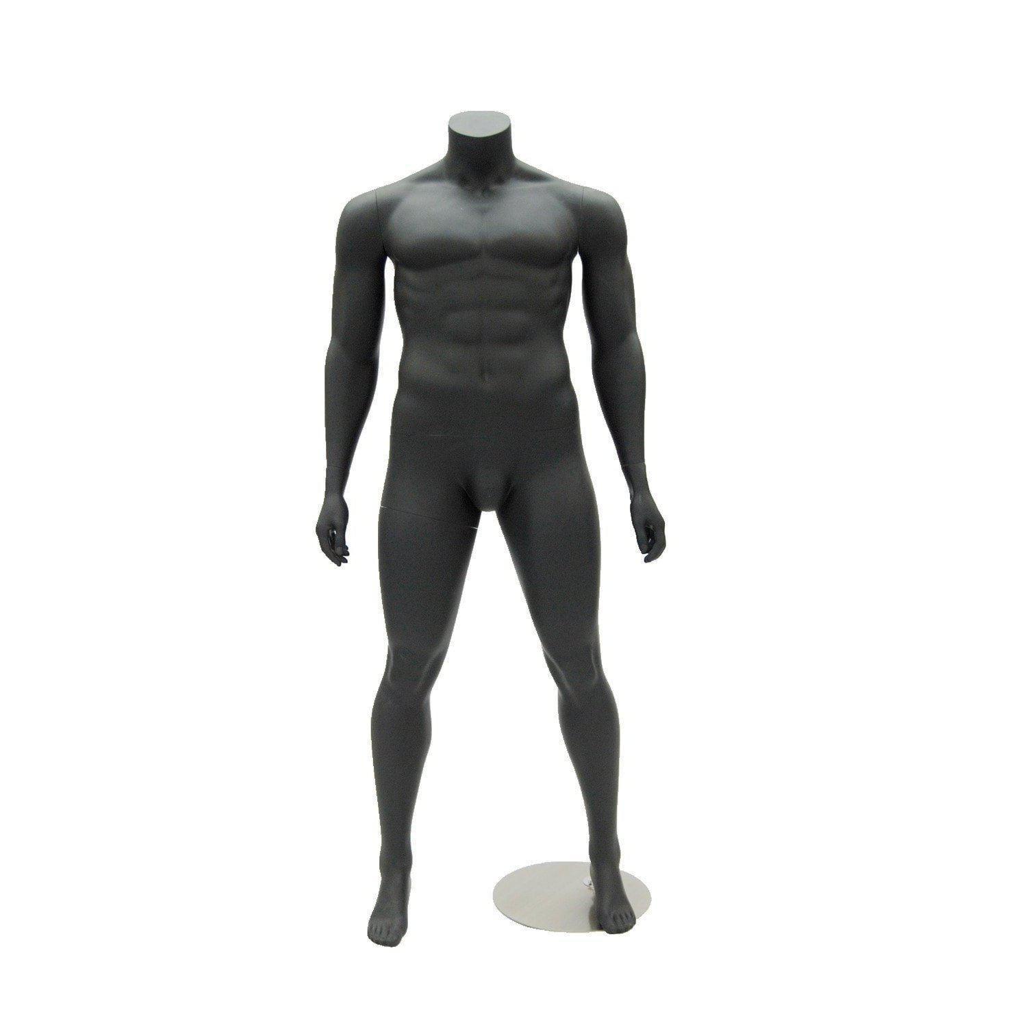 Athletic Headless Plus Size Male Mannequin MM-PLUSMANBB