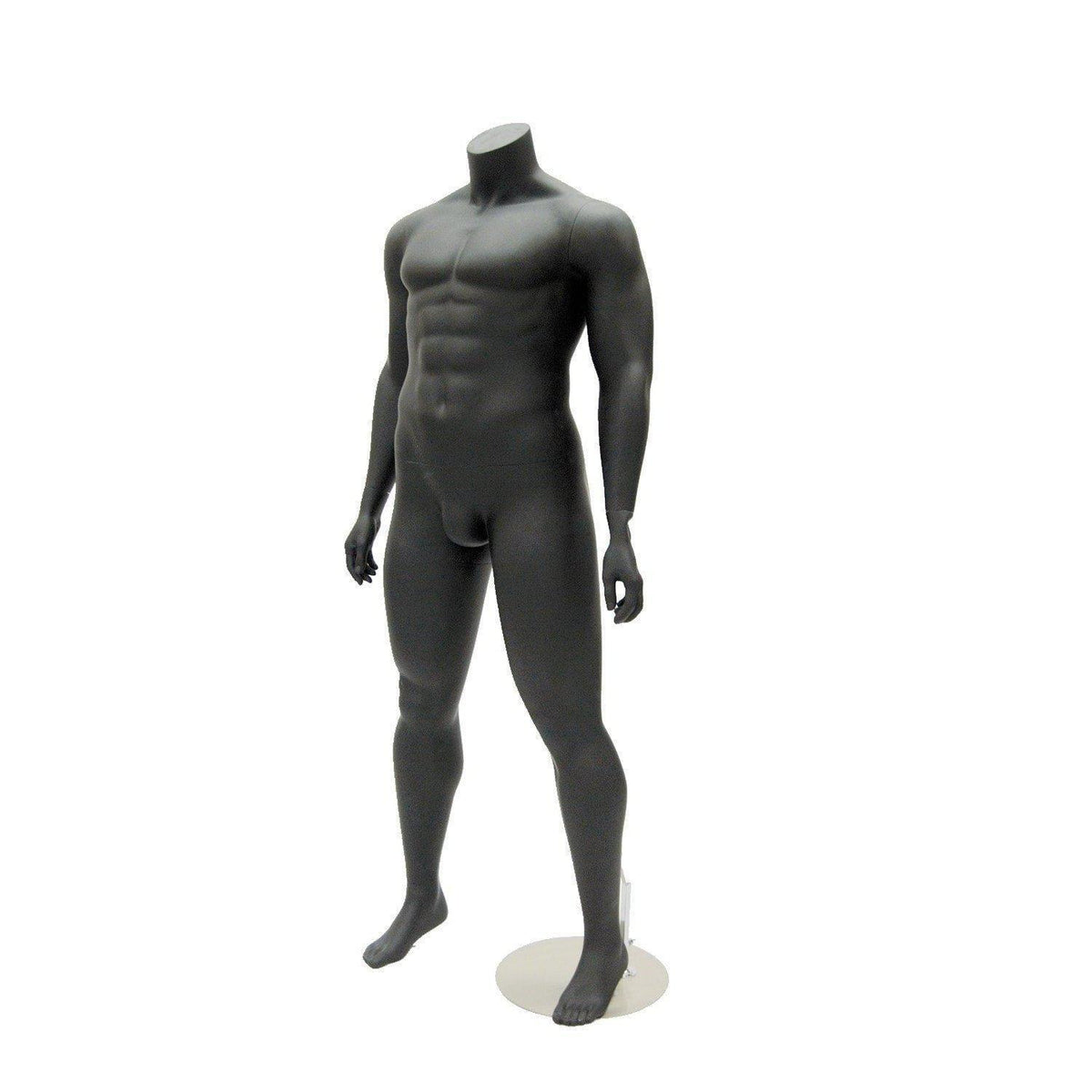 Athletic Headless Plus Size Male Mannequin MM-PLUSMANBB - Mannequin Mall
