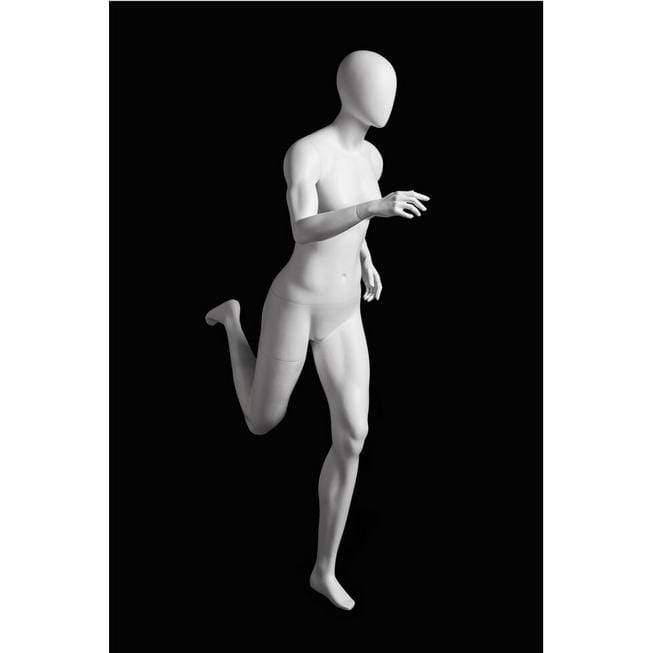 Athletic White Female Running Mannequin MM-PB4W2 - Mannequin Mall