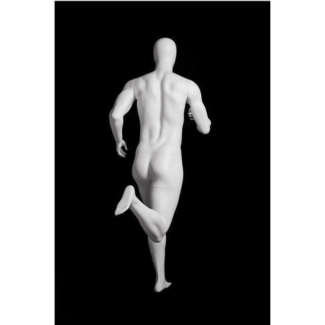 Athletic White Male Running Mannequin MM-PB5W2 - Mannequin Mall