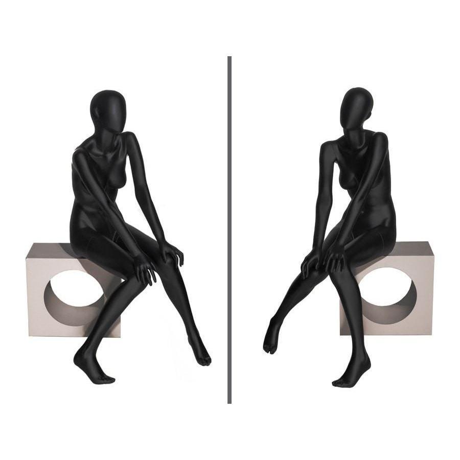 Black Abstract Female Mannequin MM-OZIB1 - Mannequin Mall