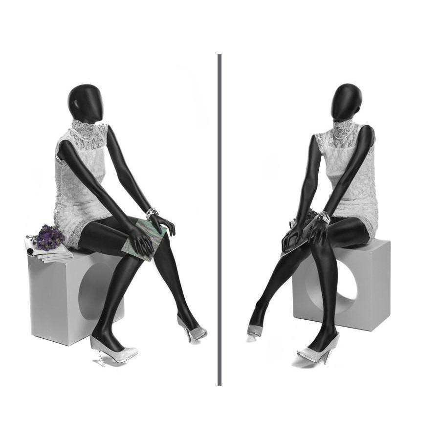 Black Abstract Female Mannequin MM-OZIB1 - Mannequin Mall