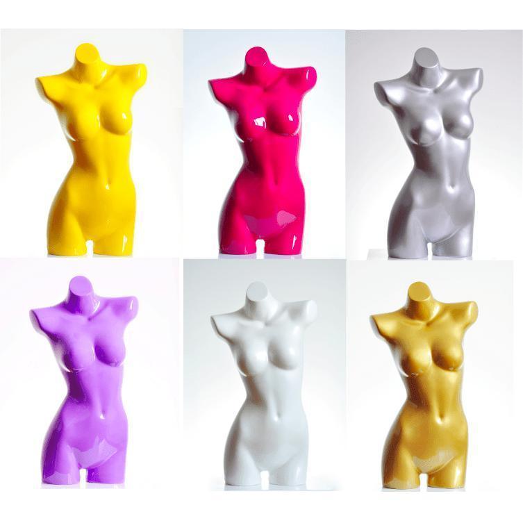 Colorful Fiberglass Female Mannequin Torso MM-MZBL2 - Mannequin Mall