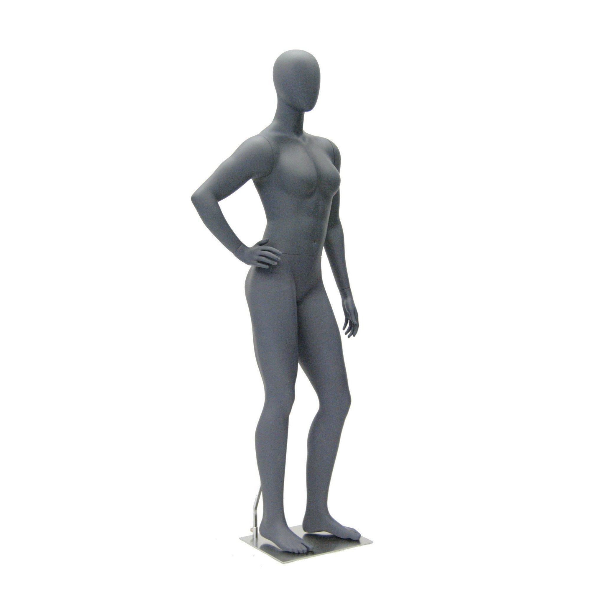 Realistic Mannequins: Judy Female Mannequin, Left Hand on Hip, Right Leg  Forward