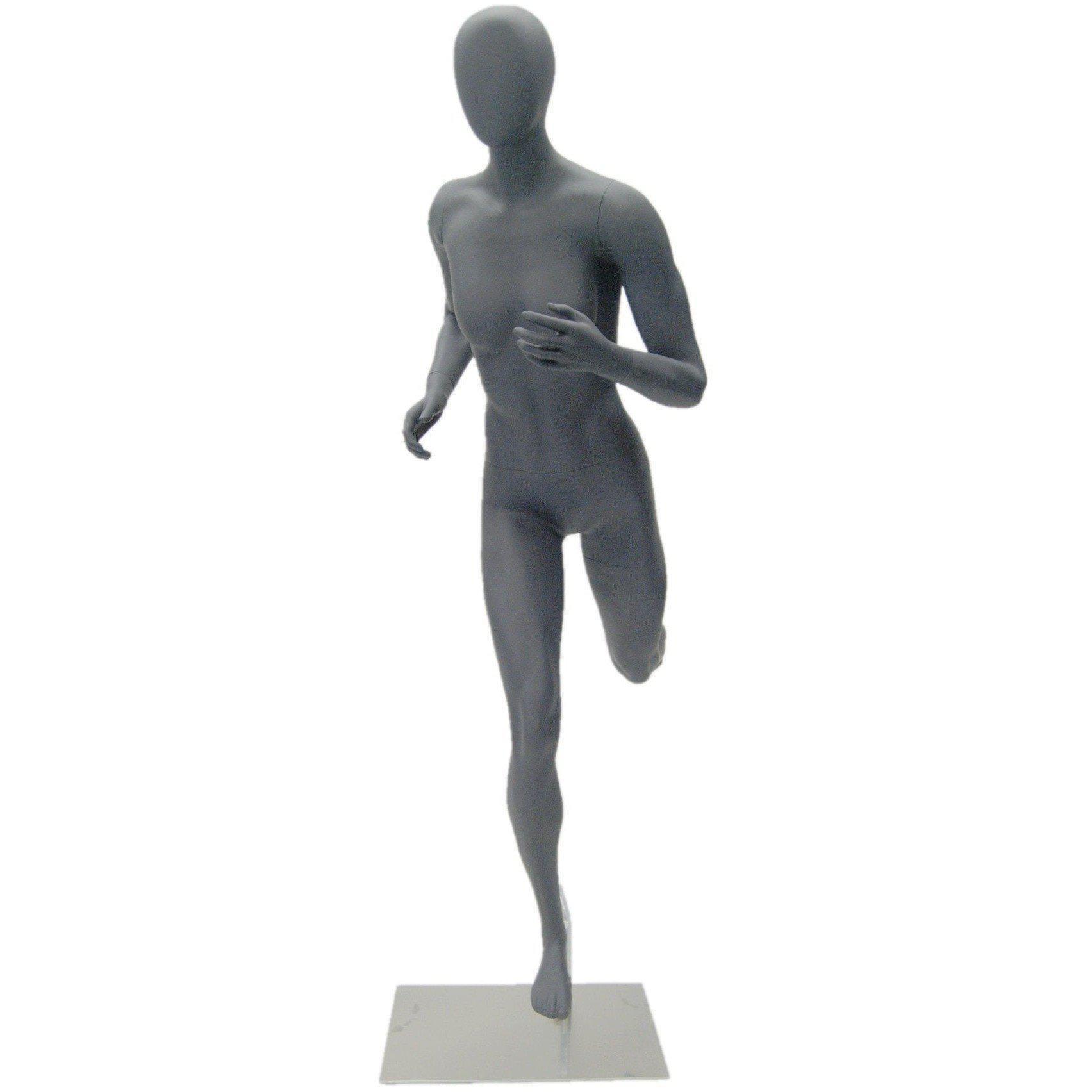 Female Abstract Athletic Running Mannequin MM-HEF64EG - Mannequin Mall