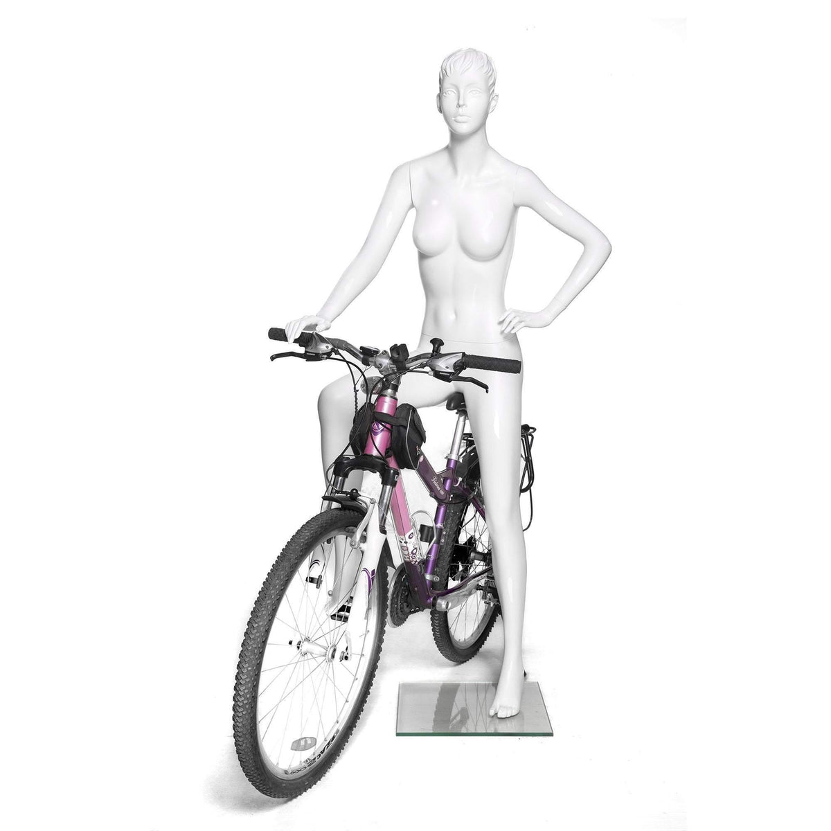 Female Abstract Cycling Mannequin MM-BY-F01 - Mannequin Mall