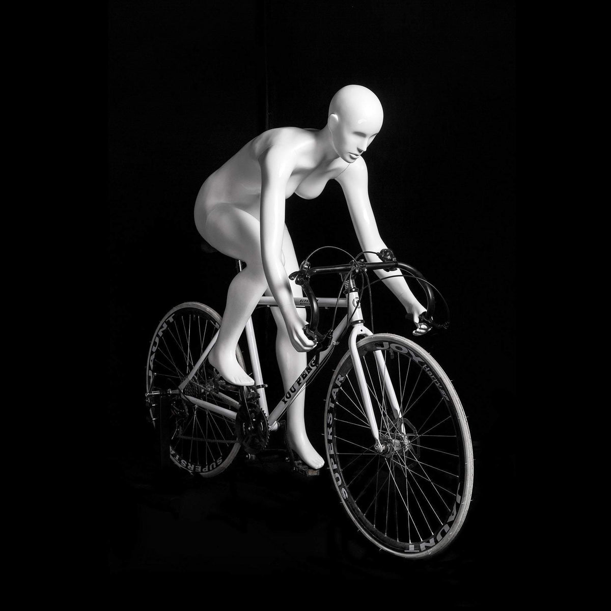 Female Abstract Cycling Mannequin MM-BY-F02 - Mannequin Mall
