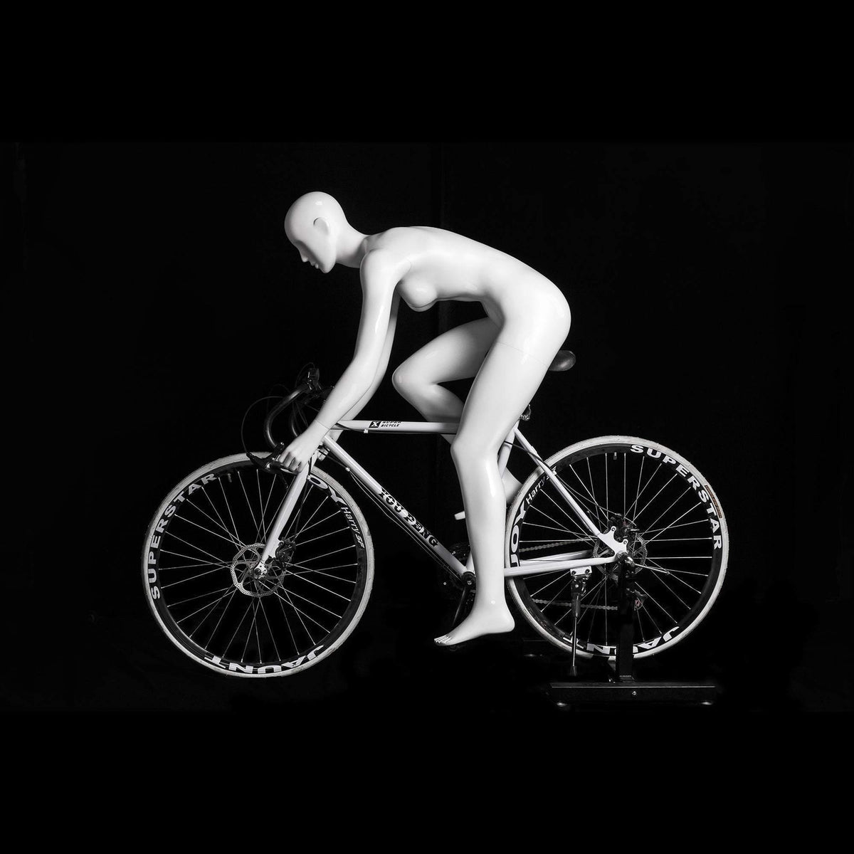 Female Abstract Cycling Mannequin MM-BY-F02 - Mannequin Mall
