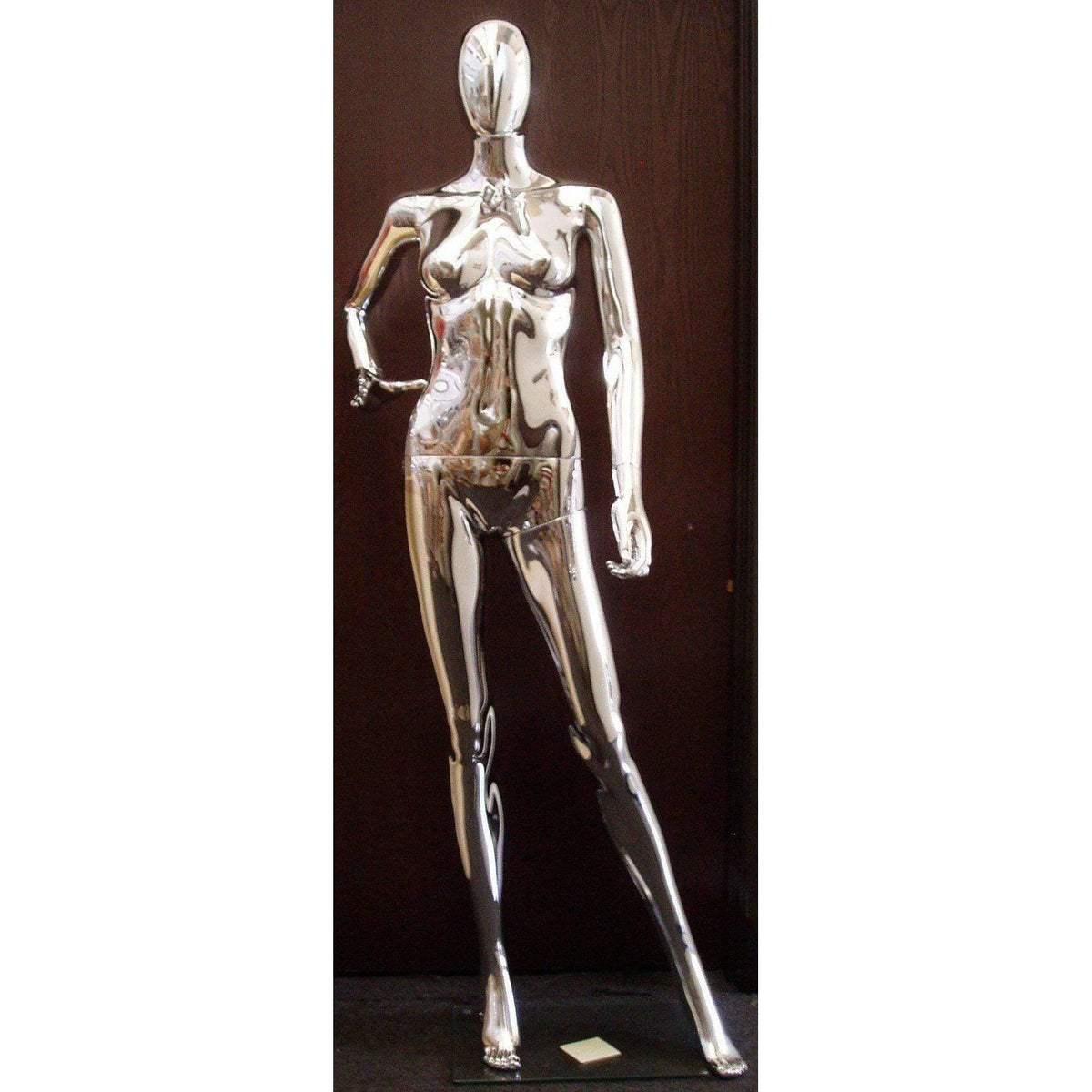 Female Chrome Mannequin MM-PS-SF15SCEG - Mannequin Mall