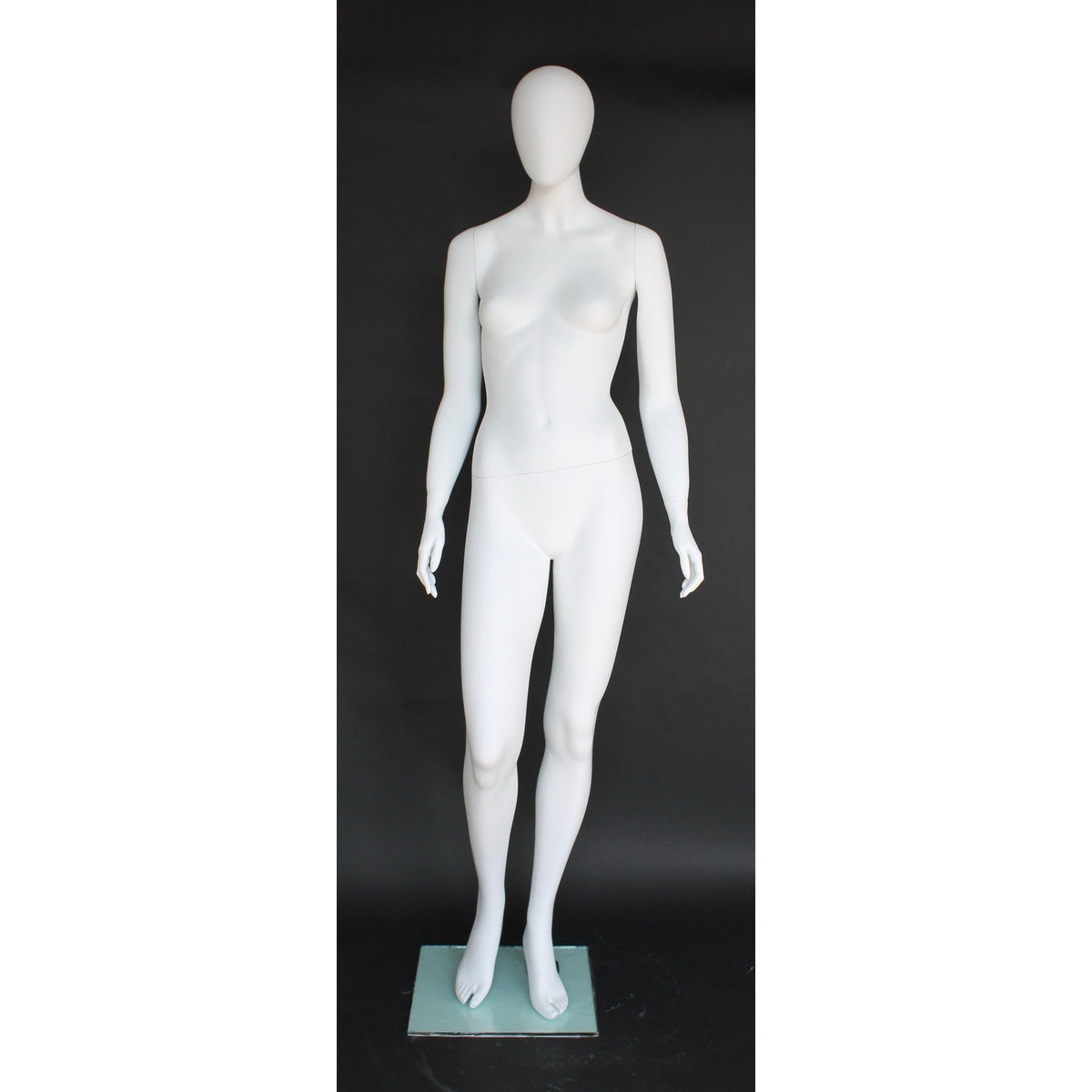 Female Egghead Mannequin MM-SFW52E-WT - Mannequin Mall