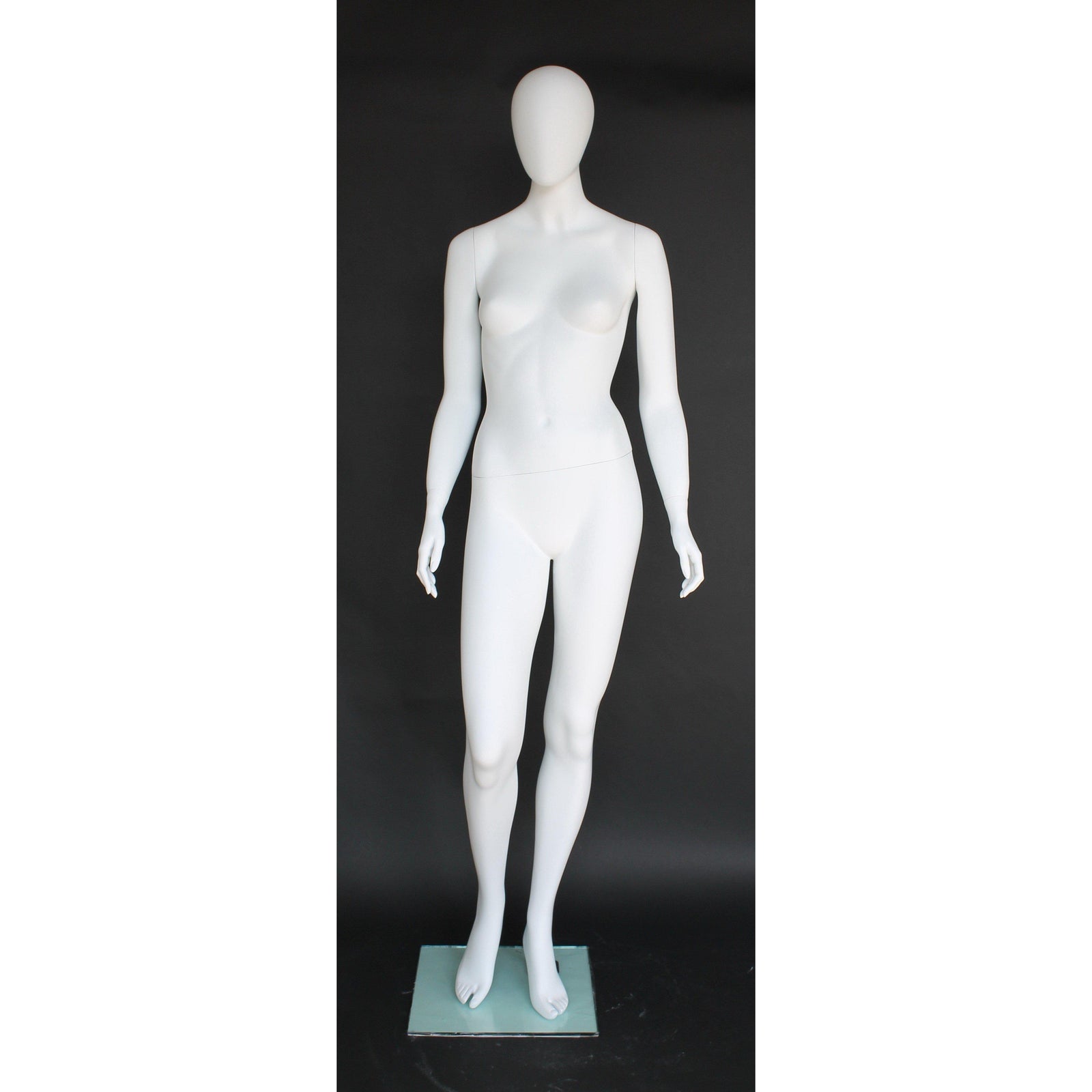 Female Egghead Mannequin MM-SFW52E-WT - Mannequin Mall