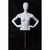 Female Egghead Mannequin Torso with Arms MM-EGTFBA - Mannequin Mall