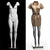 Female Invisible Ghost Mannequin Full Body for Photography (Version 1.0A) MM-MZGH1