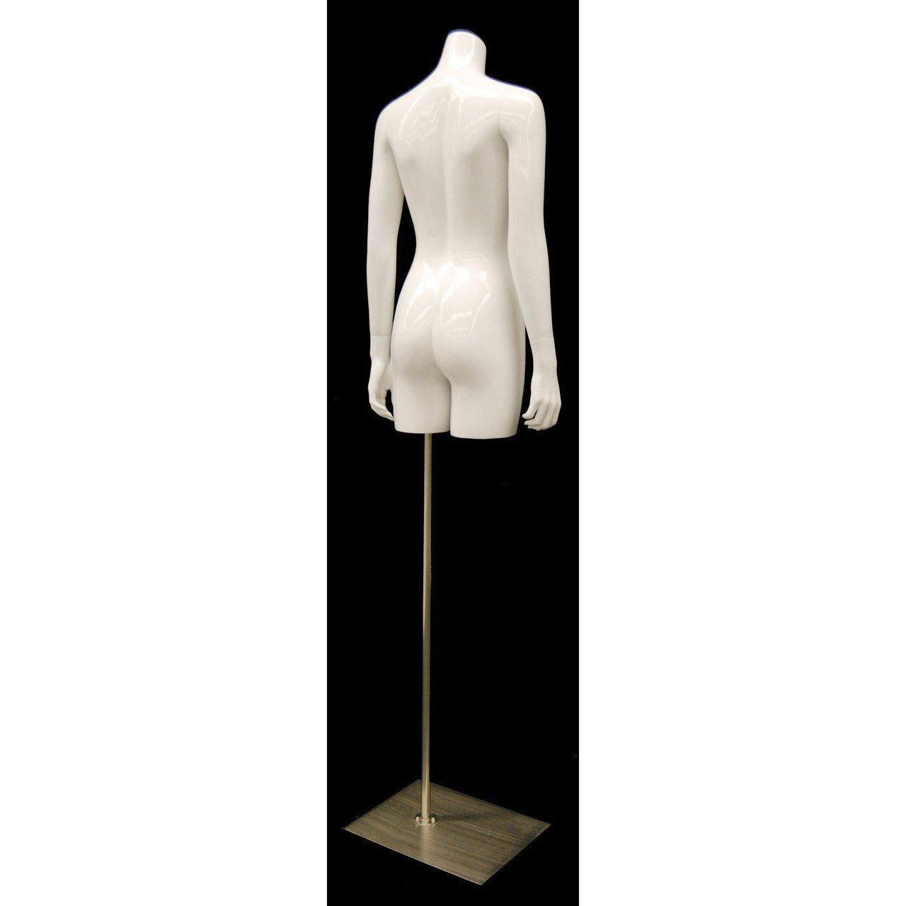 Female Mannequin Torso MM-RTFWS (Glossy or Matte) - Mannequin Mall