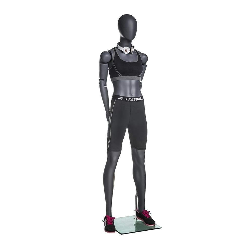Female Posable Athletic Mannequin MM-NI-FFXG - Mannequin Mall