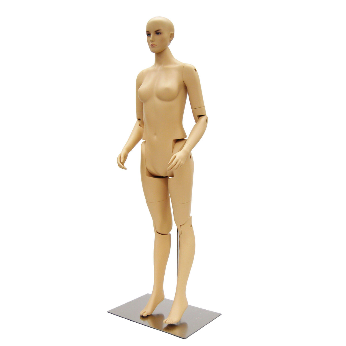 Female Realistic Posable Mannequin with Back Support MM-FM02-S - Mannequin Mall