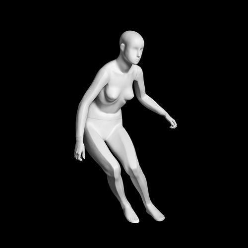 Female Skiing Mannequin MM-F-SKI - Mannequin Mall