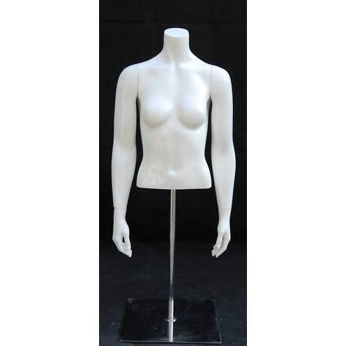 Female Mannequin Torso w/ Base MM-BL5 - Mannequin Mall