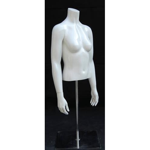 Female Mannequin Torso w/ Base MM-BL5 - Mannequin Mall