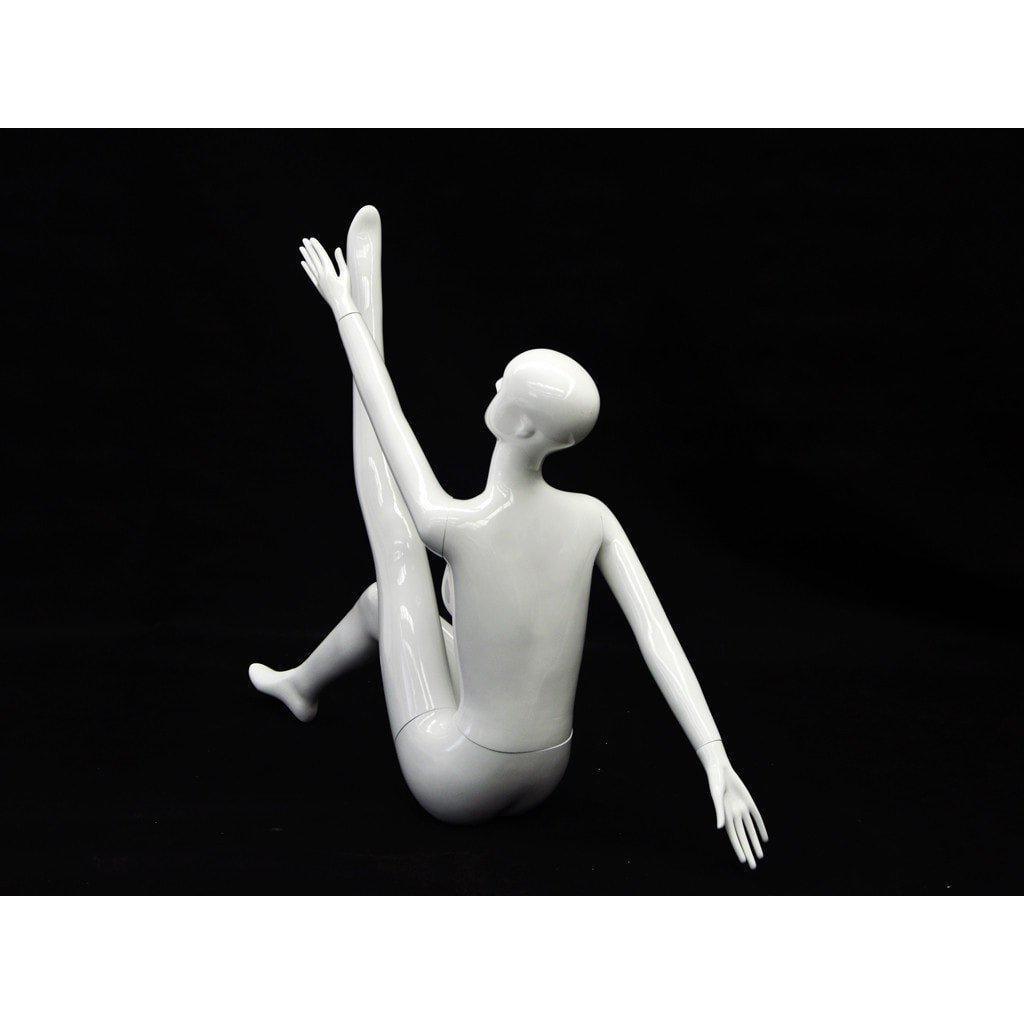 Female White Abstract Mannequin MM-XD20W - Mannequin Mall