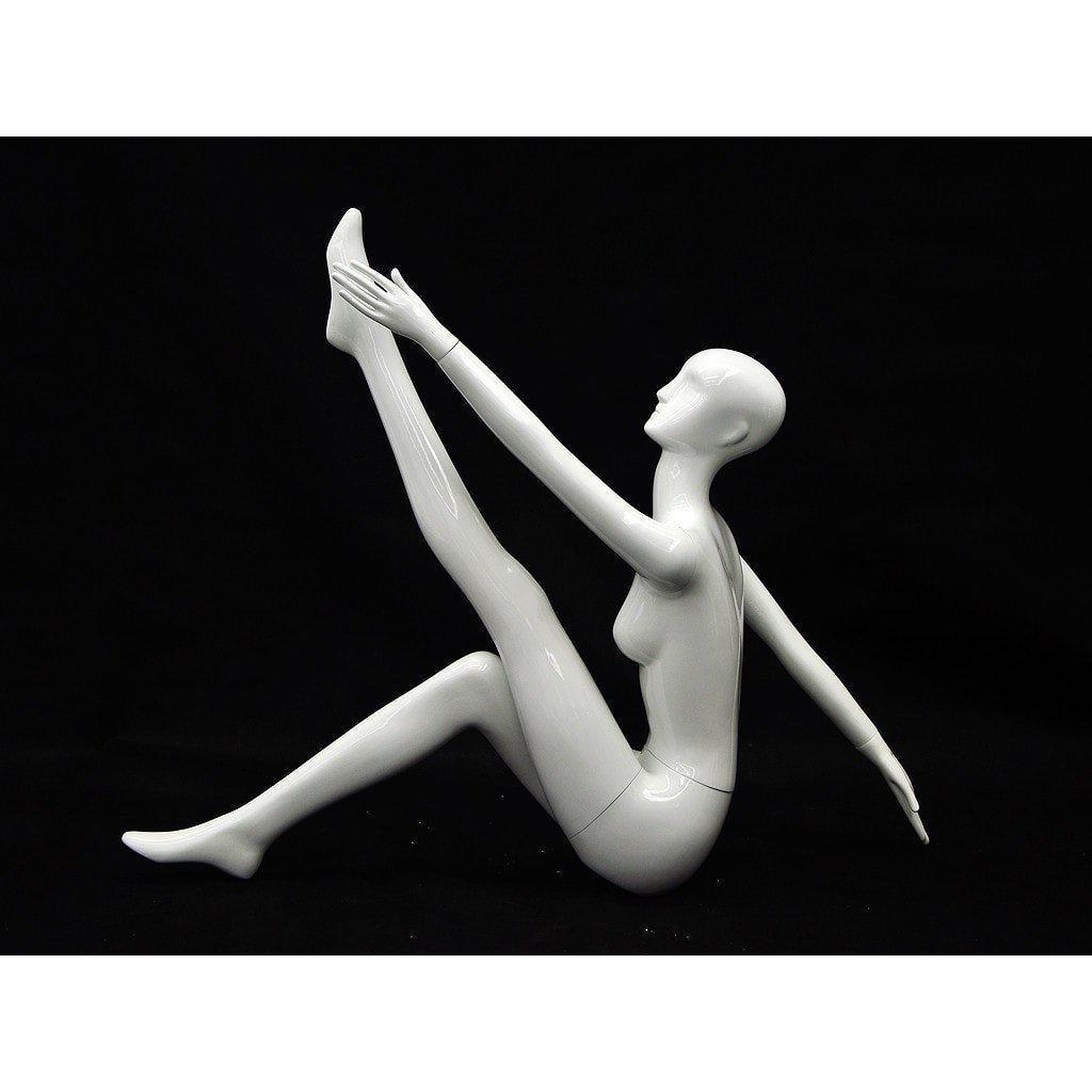 Female White Abstract Mannequin MM-XD20W - Mannequin Mall