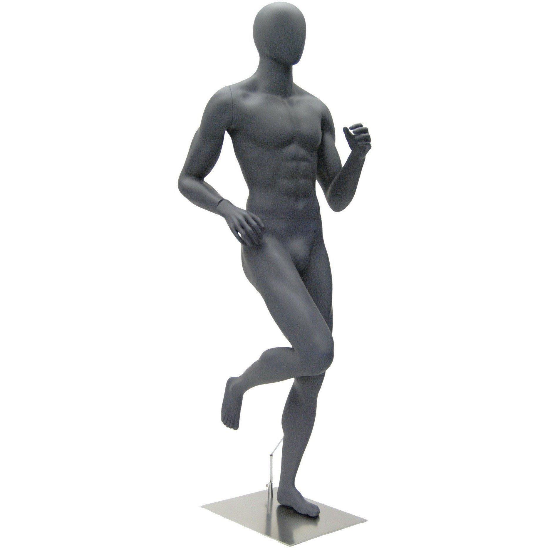 Male Abstract Athletic Running Mannequin MM-HEF63EG