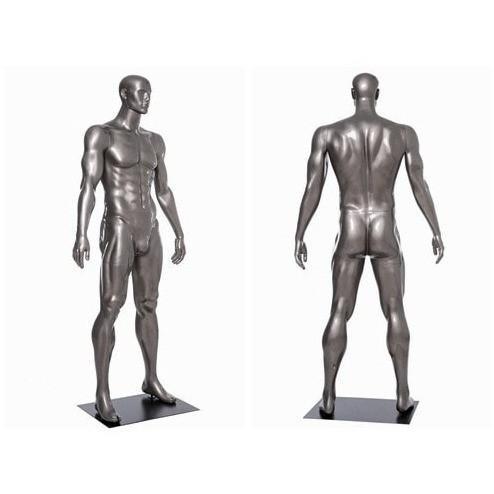 Grey Color Muscle Mannequin Headless Men Sports Model For Sale