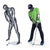 Male Abstract Golf Mannequin MM-GOLF02