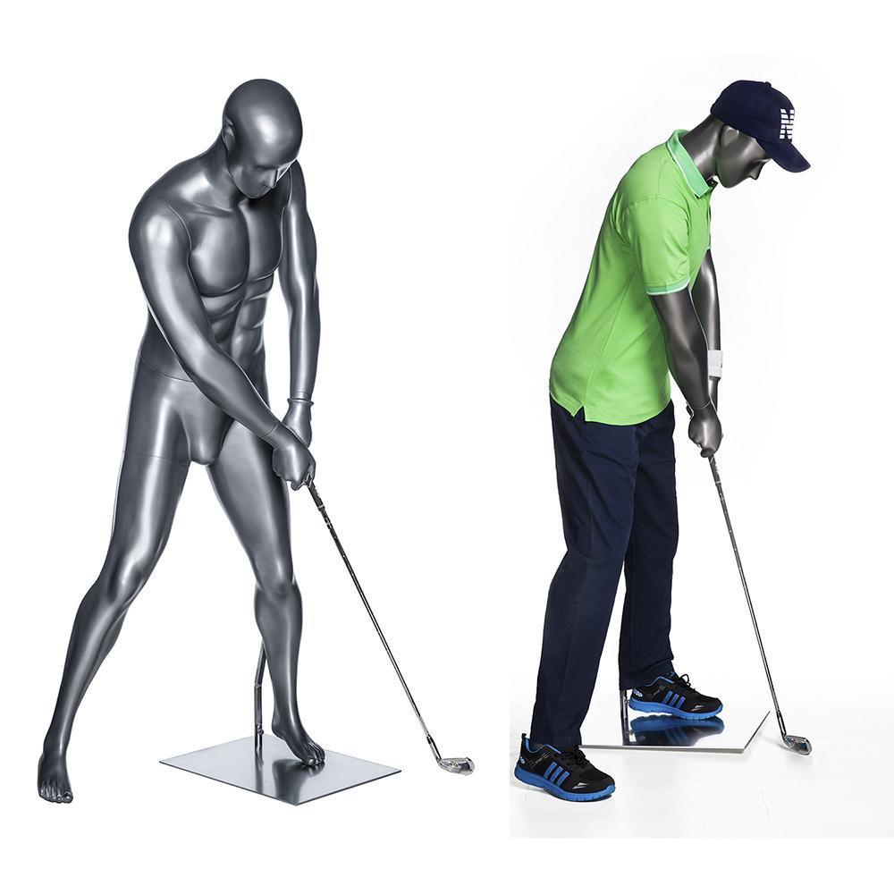 Male Abstract Golf Mannequin MM-GOLF02 - Mannequin Mall