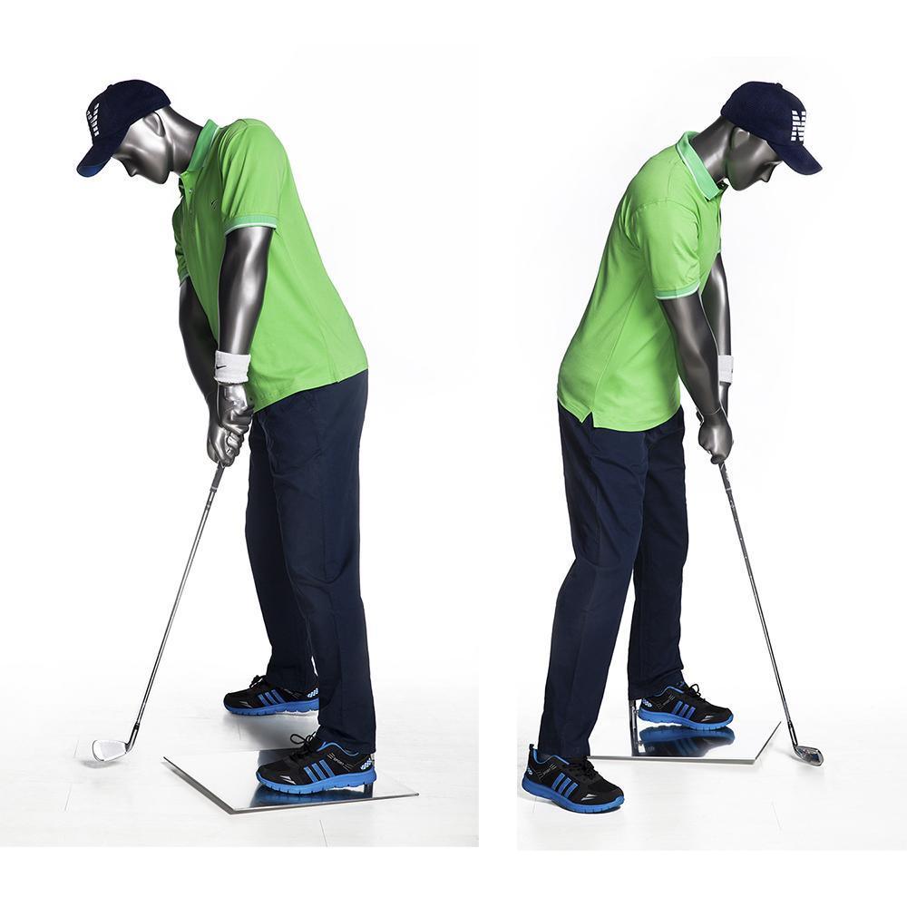 Male Abstract Golf Mannequin MM-GOLF02 - Mannequin Mall