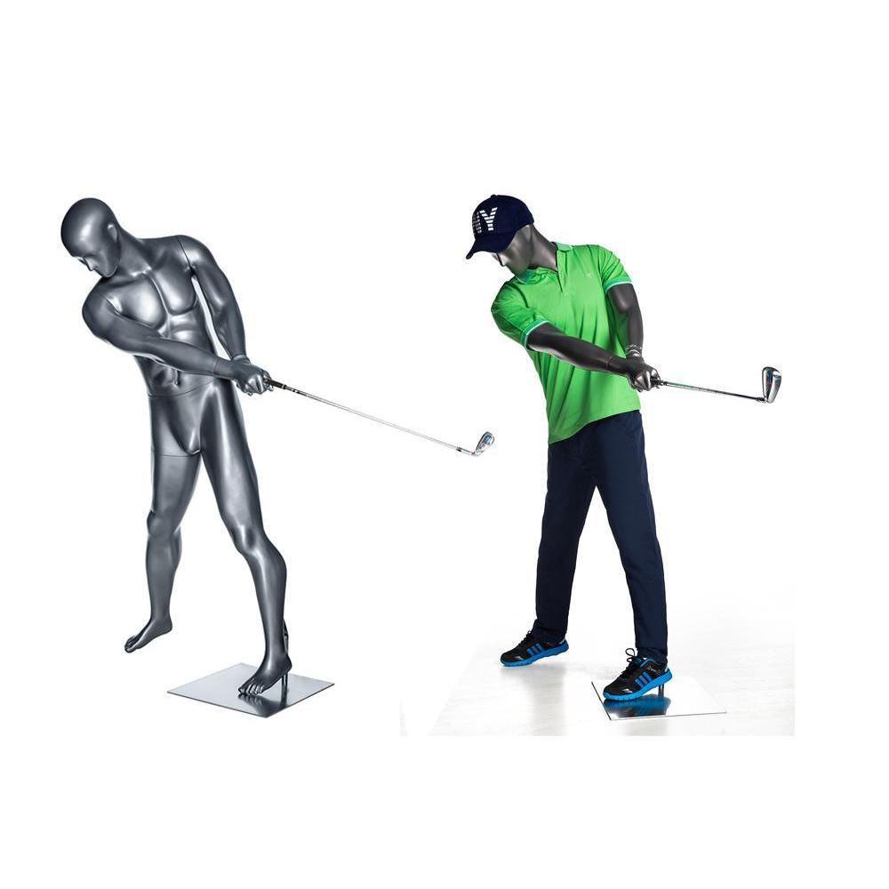 Male Abstract Golf Mannequin MM-GOLF03 - Mannequin Mall