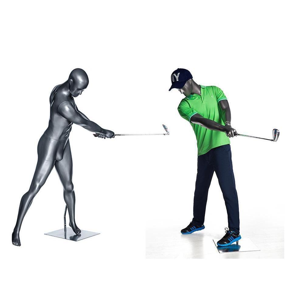 Male Abstract Golf Mannequin MM-GOLF03 - Mannequin Mall