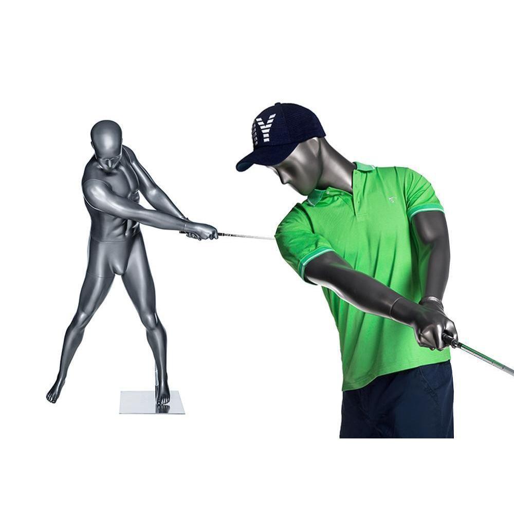 Male Abstract Golf Mannequin MM-GOLF03 - Mannequin Mall