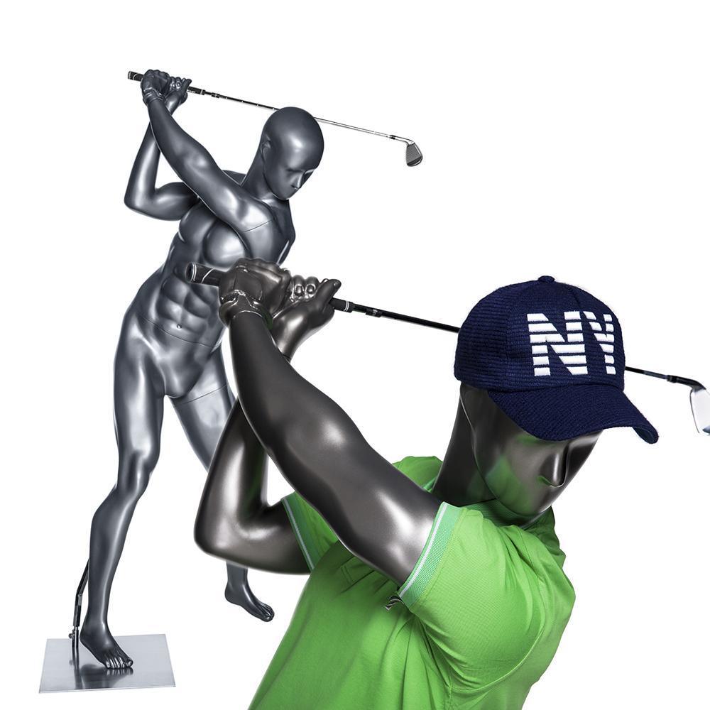 Male Abstract Golfer Mannequin MM-GOLF01 - Mannequin Mall