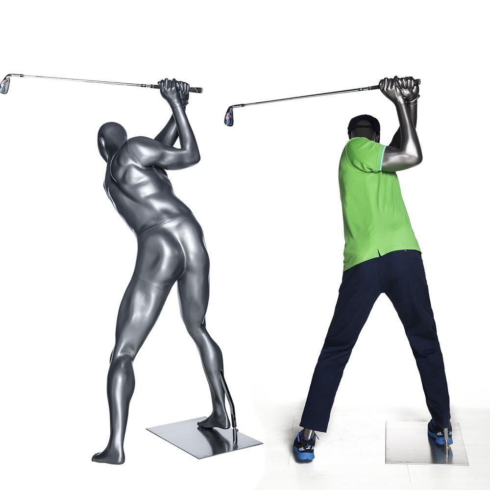 Male Abstract Golfer Mannequin MM-GOLF01 - Mannequin Mall