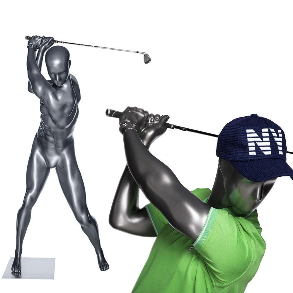 Male Abstract Golfer Mannequin MM-GOLF01 - Mannequin Mall