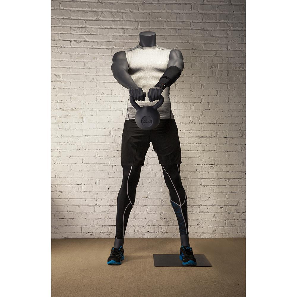 Male Athletic Kettlebell Weight Lifting Mannequin MM-HL-01 - Mannequin Mall