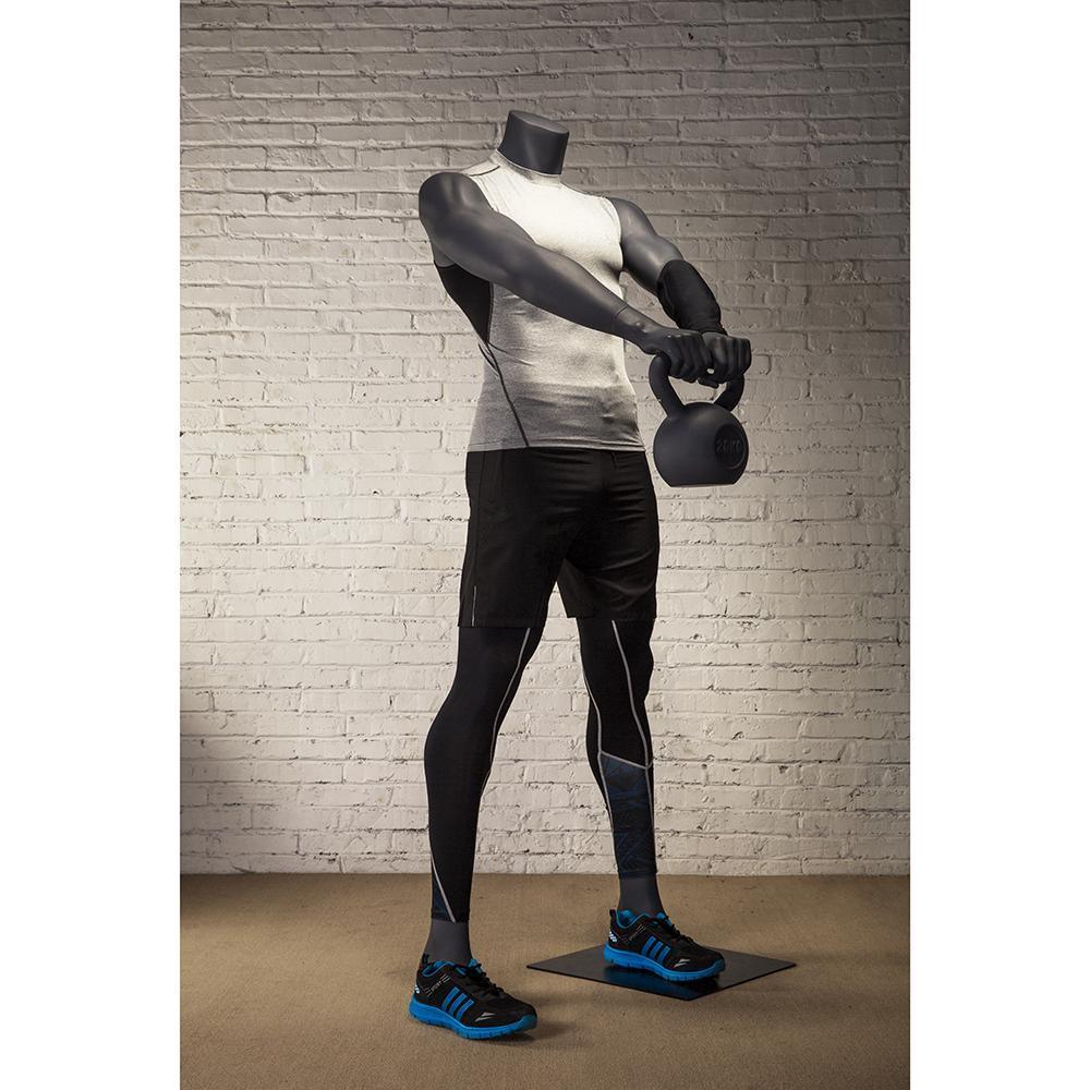 Male Athletic Kettlebell Weight Lifting Mannequin MM-HL-01 - Mannequin Mall