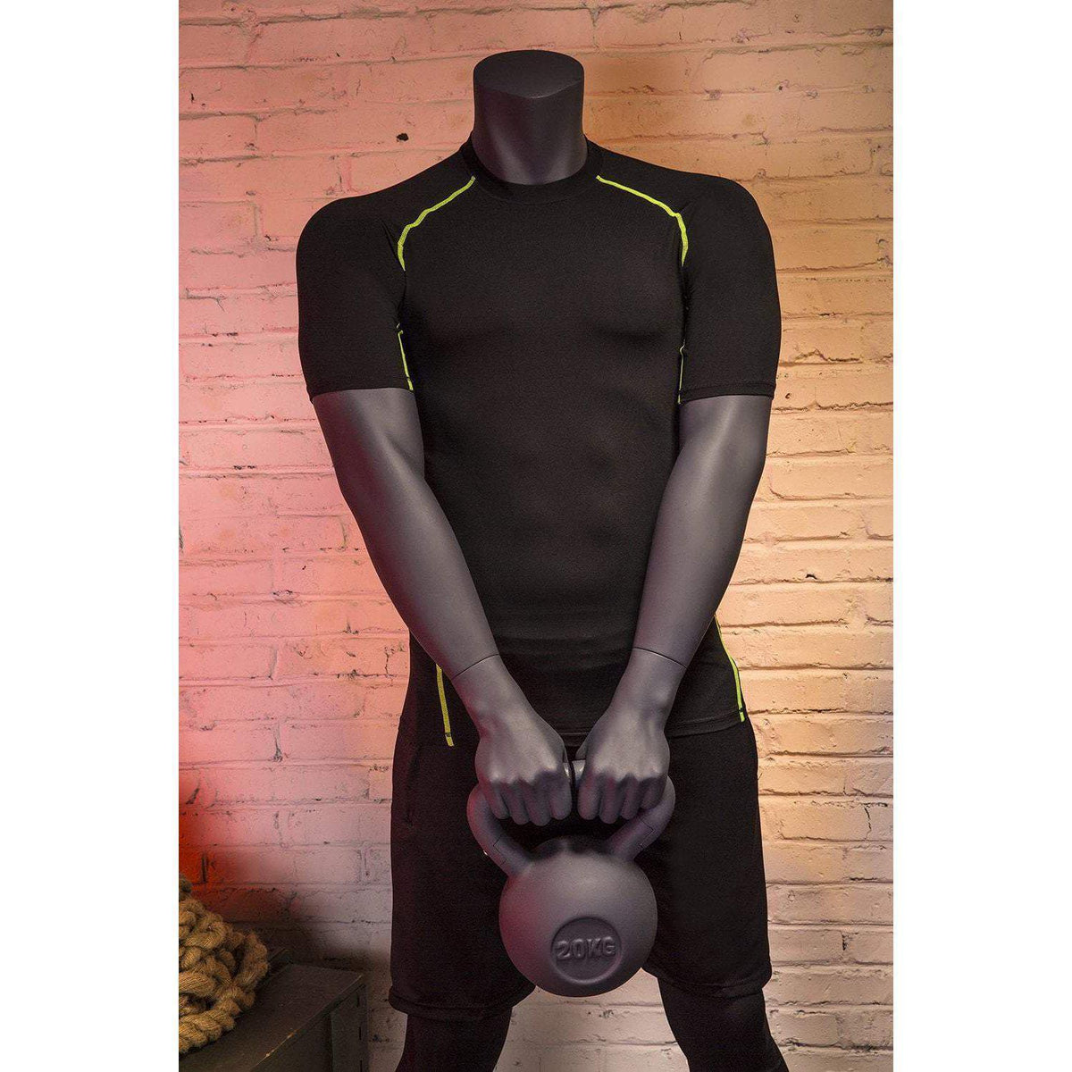 Male Athletic Kettlebell Weight Lifting Mannequin MM-HL-01 - Mannequin Mall