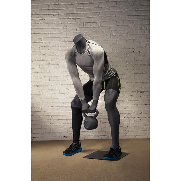 Male Athletic Kettlebell Weight Lifting Mannequin MM HL 02 Mannequin Mall